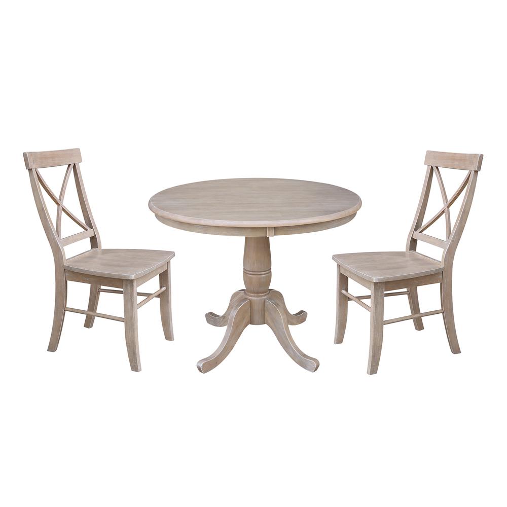 36" Round Top Pedestal Table - 28.9"H