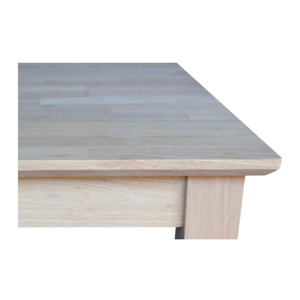 Solid Wood Top Table