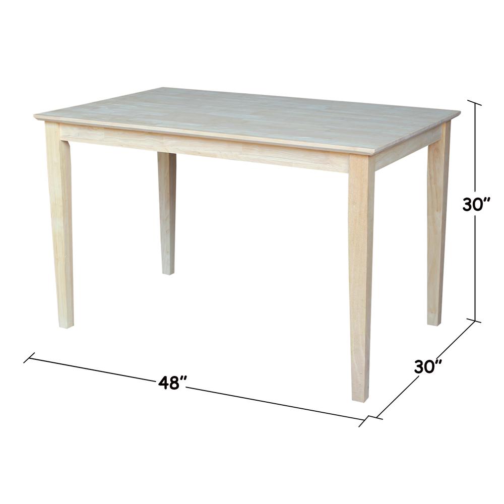 Solid Wood Top Table
