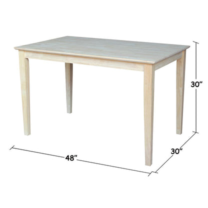 Solid Wood Top Table