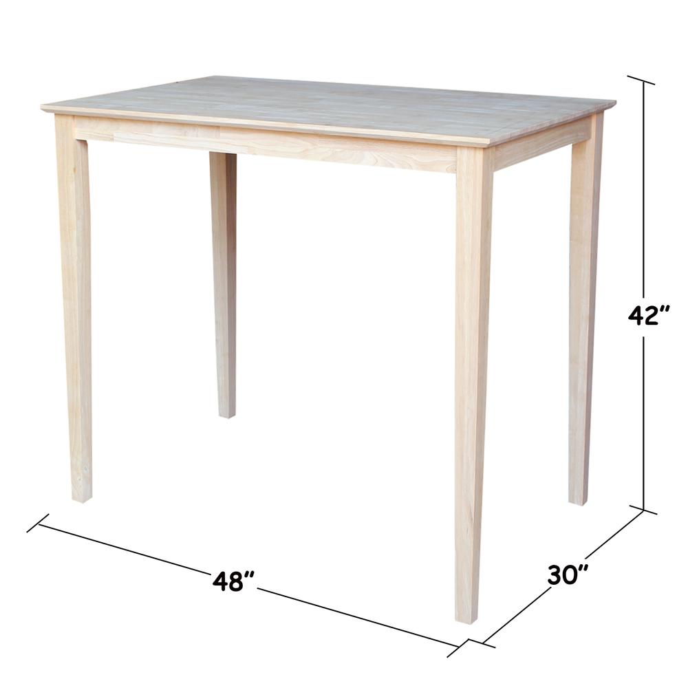 Solid Wood Top Table