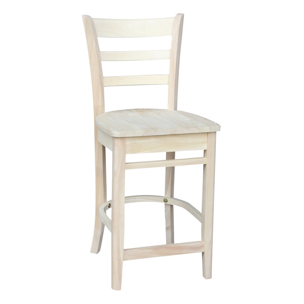 30 in Round Top Counter Height Dining Table with 2 Stools - 3 Piece Set