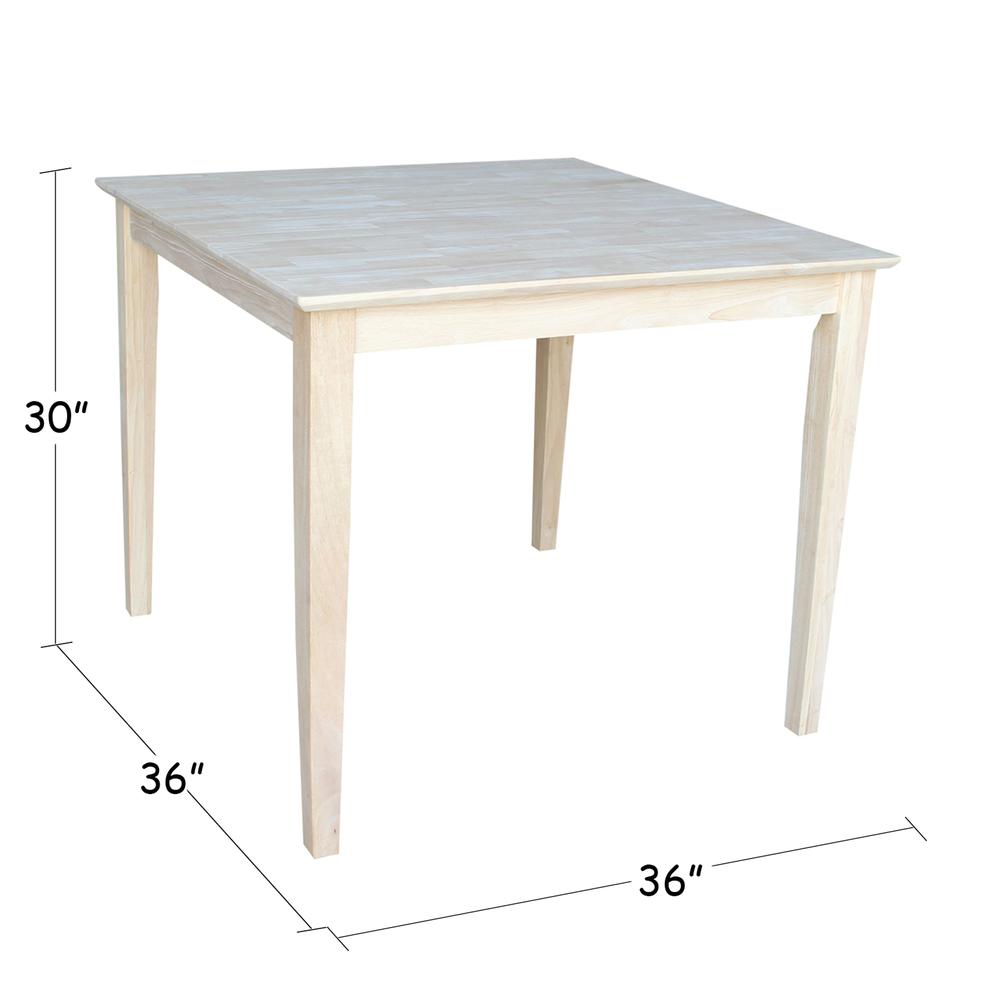 Solid Wood Top Table