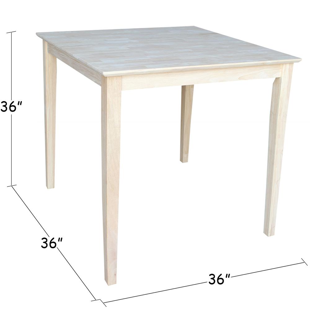 Solid Wood Top Table