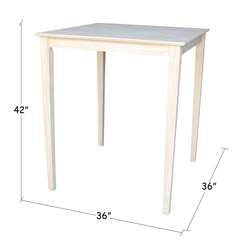 Solid Wood Top Table