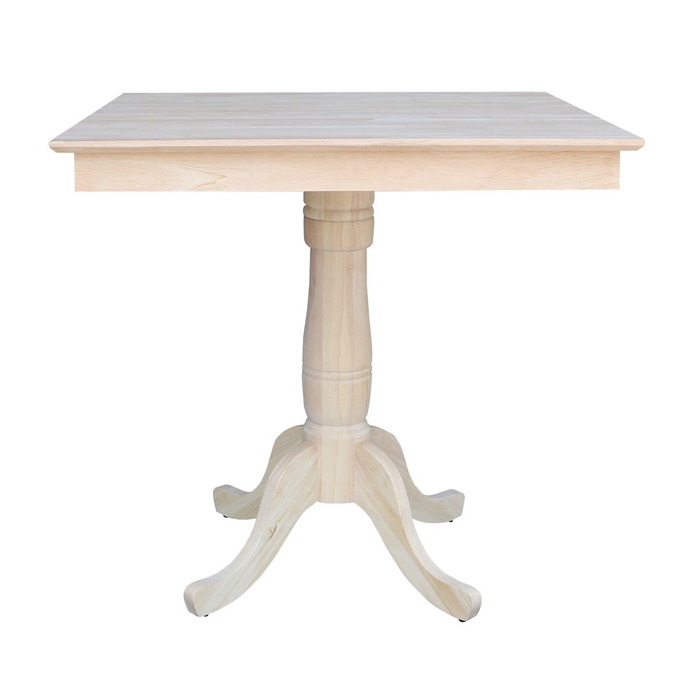 36" x 36" Square Top Pedestal Table - 35.1"H- 558278