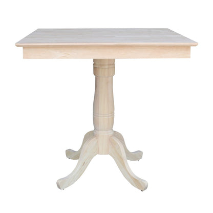 36" x 36" Square Top Pedestal Table - 35.1"H- 558278