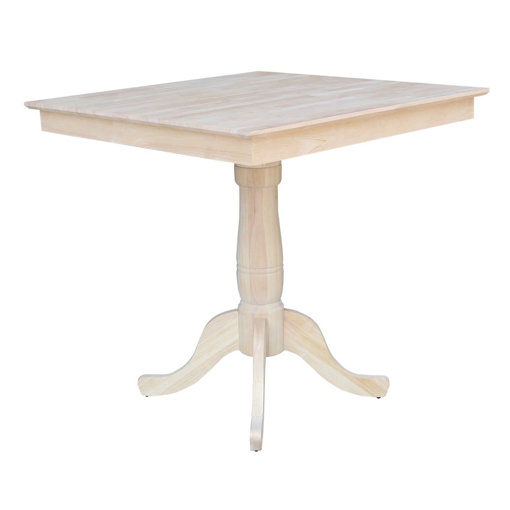 36" x 36" Square Top Pedestal Table - 35.1"H- 558278