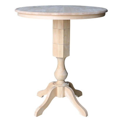 36" Round Top Pedestal Table - 34.9"H