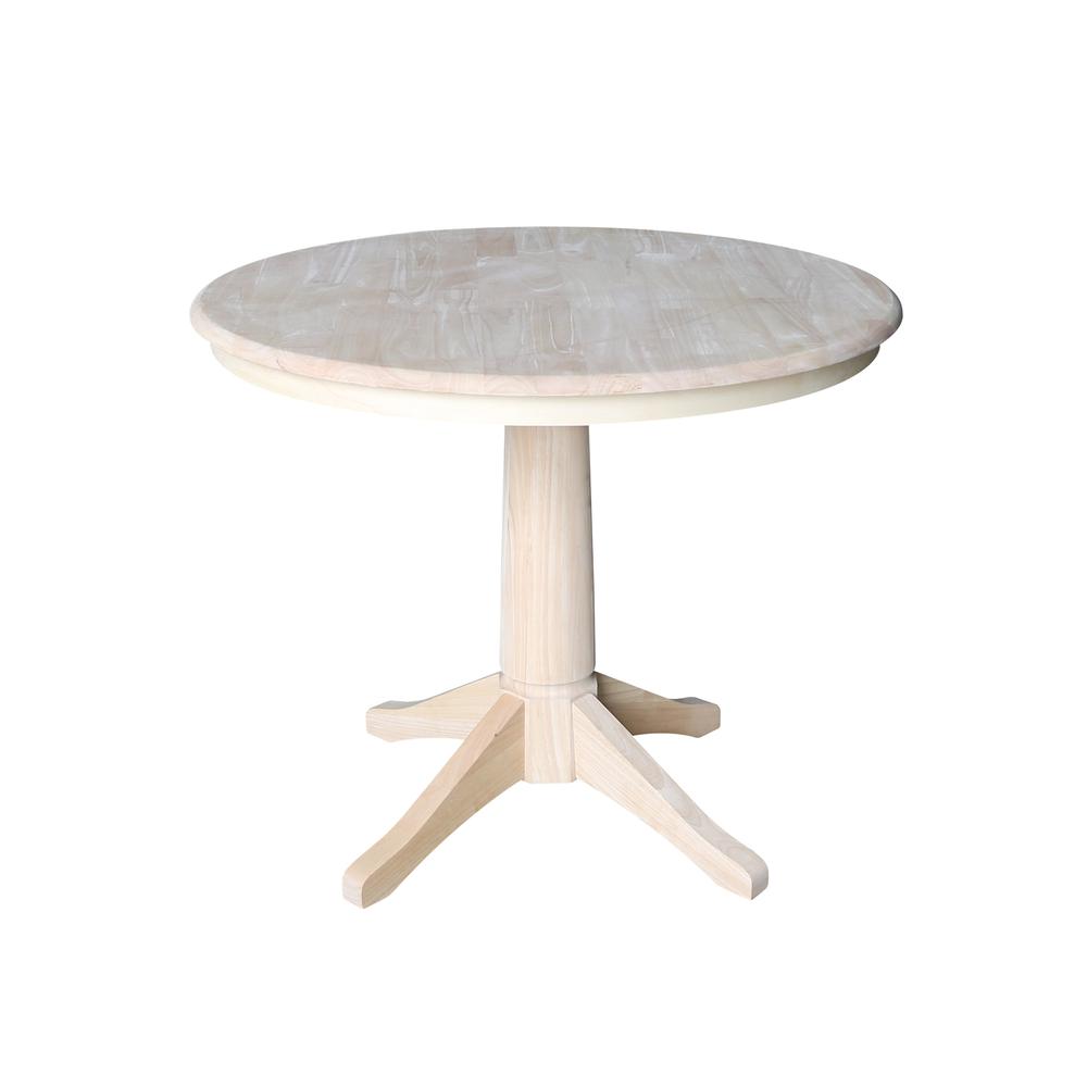 36" Round Top Pedestal Table - 28.9"H