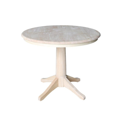 36" Round Top Pedestal Table - 28.9"H