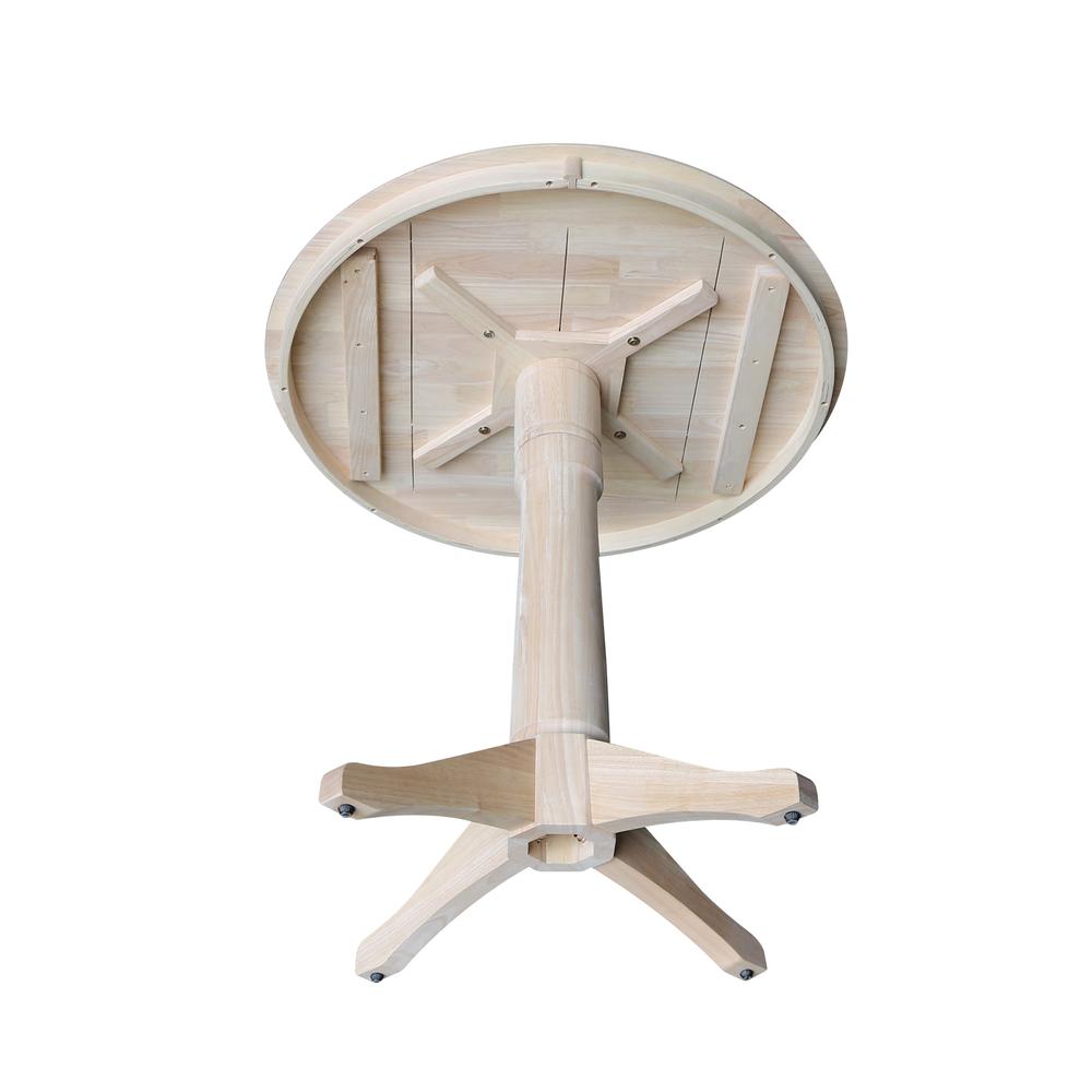 36" Round Top Pedestal Table - 28.9"H