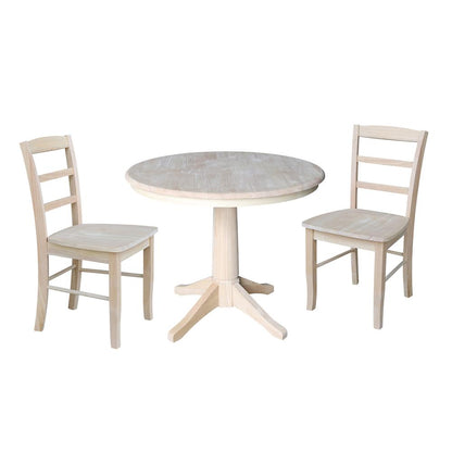 36" Round Top Pedestal Table - 28.9"H