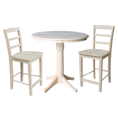 36" Round Top Pedestal Table - 28.9"H