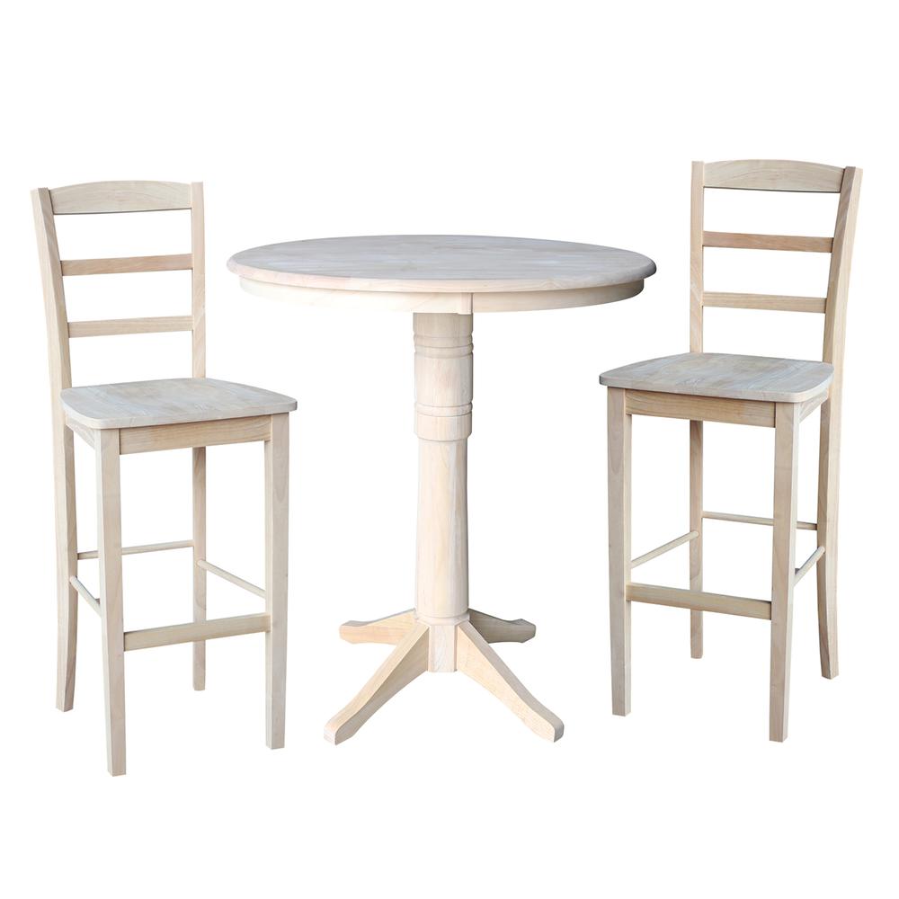 36" Round Top Pedestal Table - 28.9"H