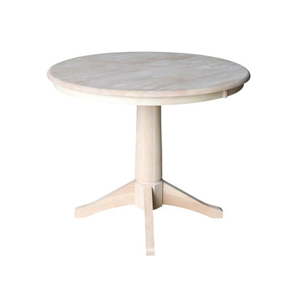 36" Round Top Pedestal Table - 28.9"H