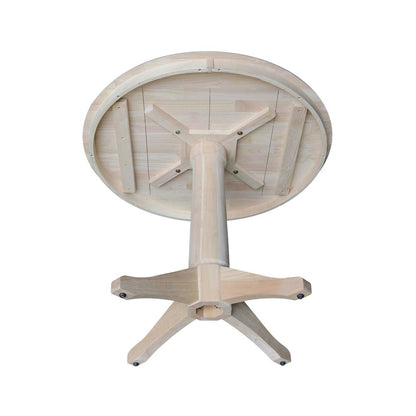 36" Round Top Pedestal Table - 28.9"H