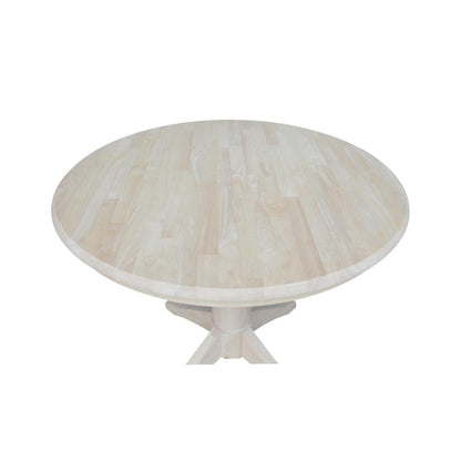 36" Round Top Pedestal Table - 28.9"H