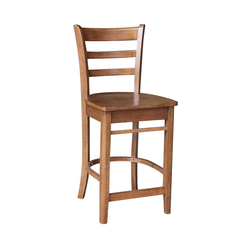 36 in Round Top Counter Height Dining Table with 4 Stools - 5 Piece Set