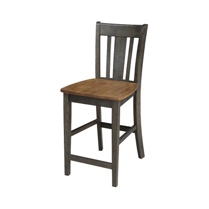 36 in Round Top Counter Height Dining Table with 4 Stools - 5 Piece Set