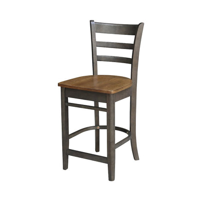 36 in Round Top Counter Height Dining Table with 4 Stools - 5 Piece Set