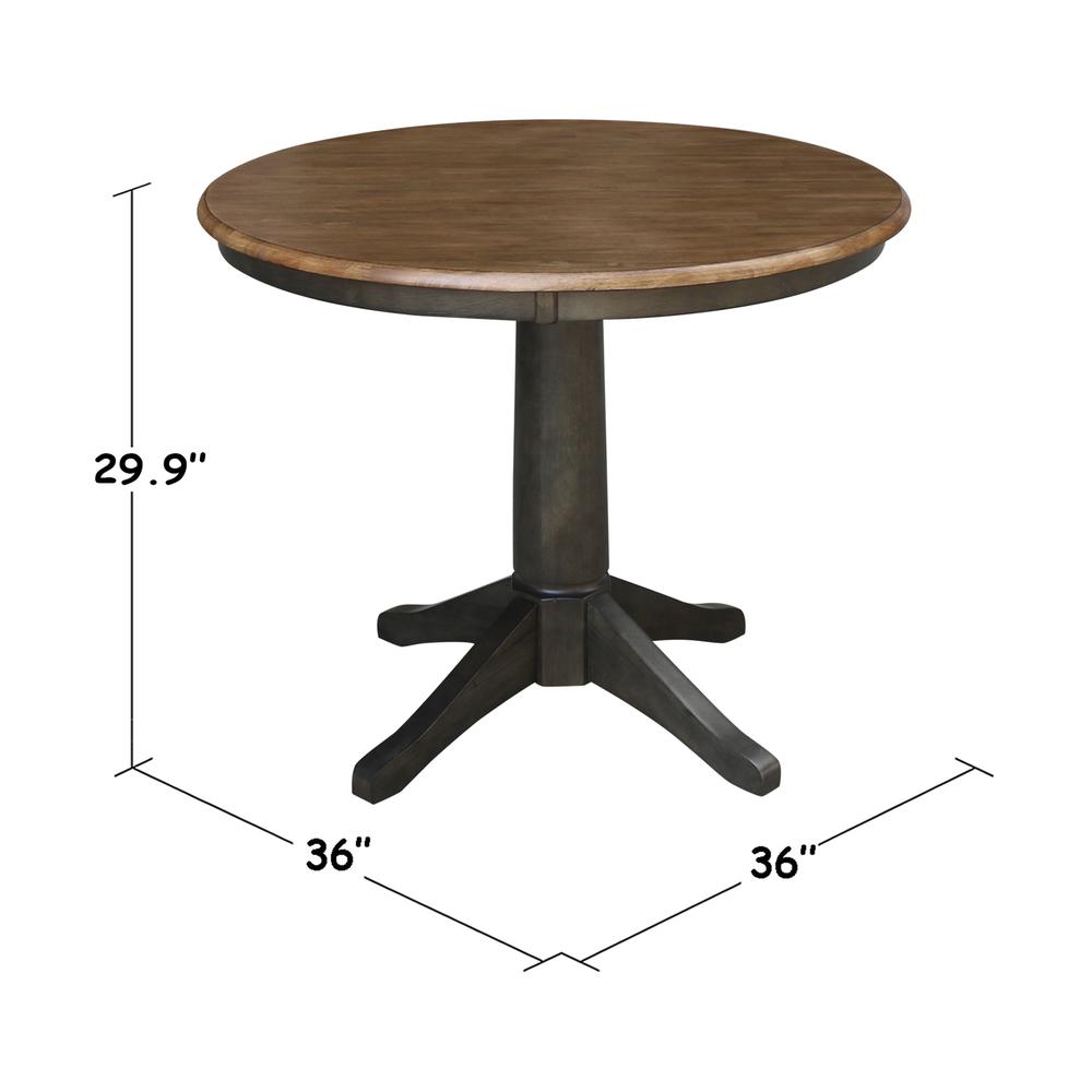 36" Round Top Pedestal Table - 28.9"H