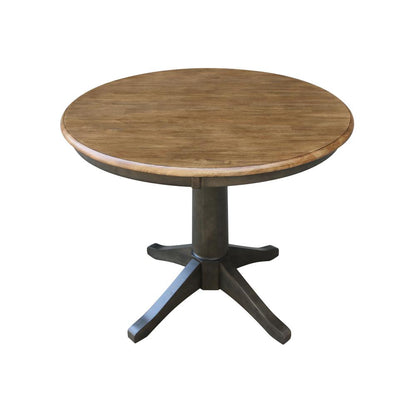 36" Round Top Pedestal Table - 28.9"H