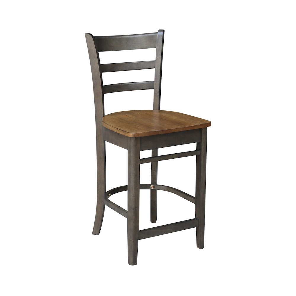 Set of 5 pcs - 36" Round Extension Dining table with 4 counterHeight stools- 74224