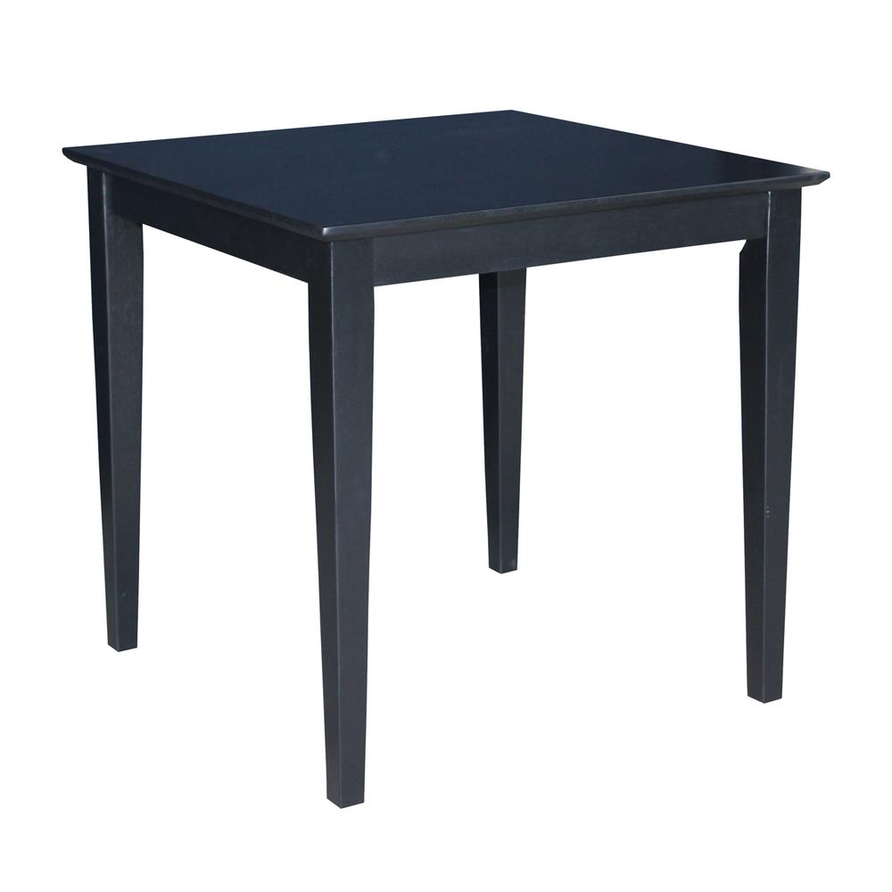 Solid Wood Top Table - Dining Height