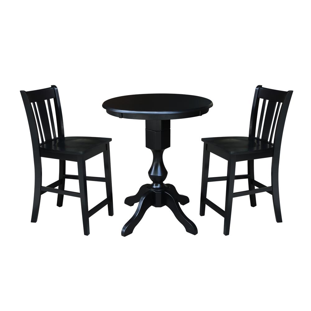 30" Round Top Pedestal Table - 28.9"H
