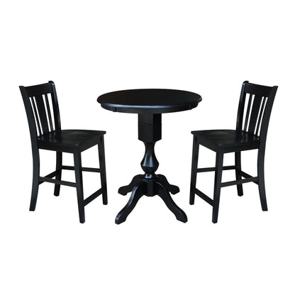 30" Round Top Pedestal Table - 28.9"H