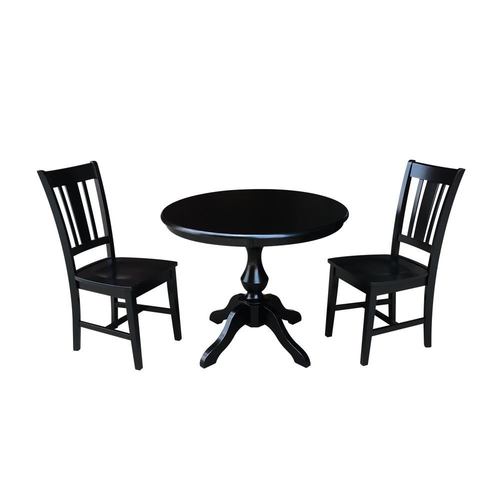 36" Round Top Pedestal Table - 29.1"H