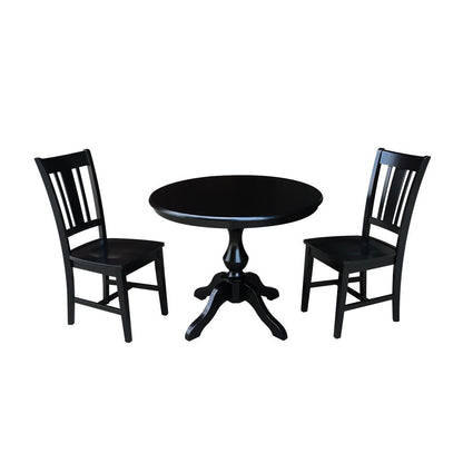 36" Round Top Pedestal Table - 29.1"H