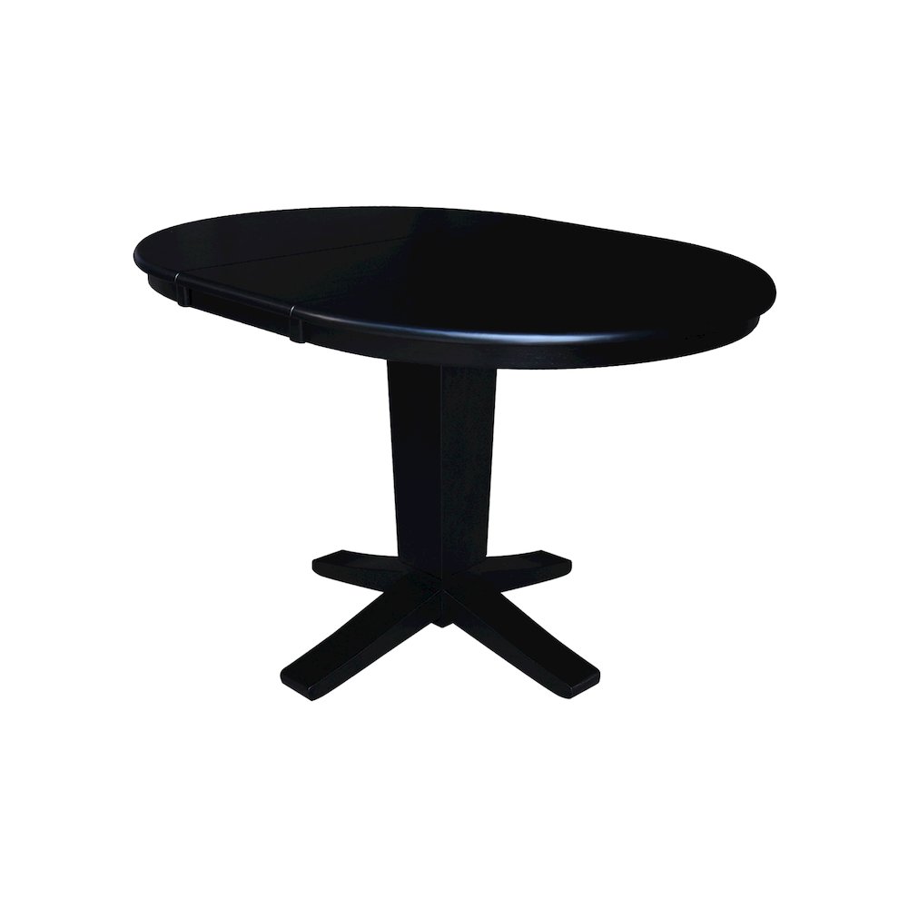 36 in Round Dining Table with 12 and 4 Dining Chairs - 5 Piece Set