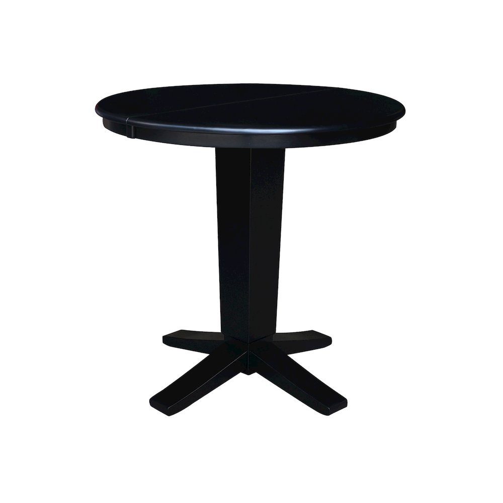 36 in Round Counter Height Dining Table with 12, 2 Stools, 3 Pcs Set