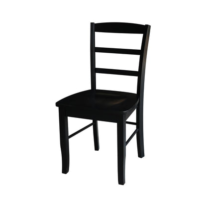 42 in. Dual Drop Leaf Table with 2 Ladder Back Dining Chairs