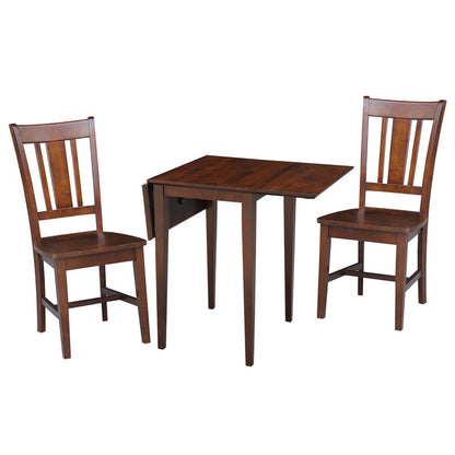 Small Dual Drop Leaf Table With 2 San Remo Chairs