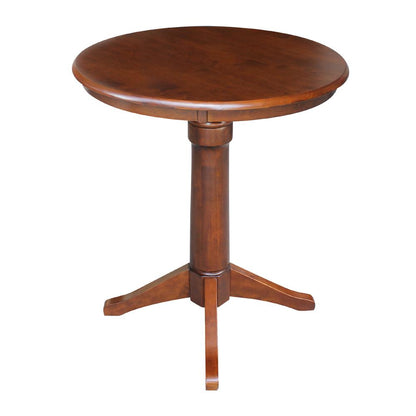 30" Round Top Pedestal Table - 28.9"H