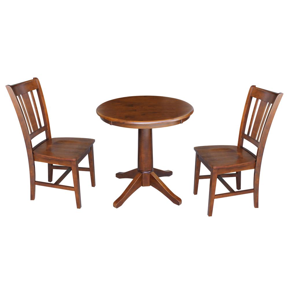 30" Round Top Pedestal Table - 28.9"H