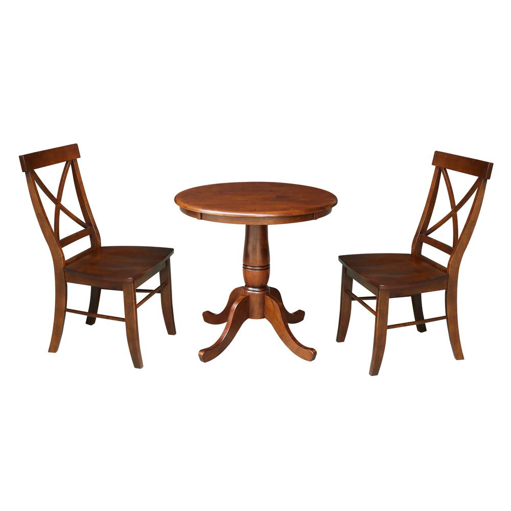 30" Round Top Pedestal Table - 28.9"H