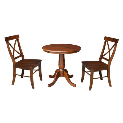 30" Round Top Pedestal Table - 28.9"H