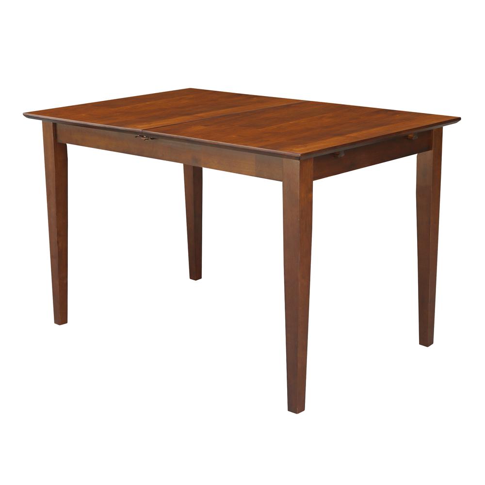Table With Butterfly Extension - Dining Height, Espresso
