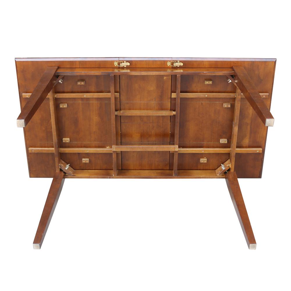 Table With Butterfly Extension - Dining Height, Espresso