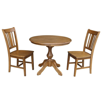 36" Round Top Pedestal Table - 28.9"H