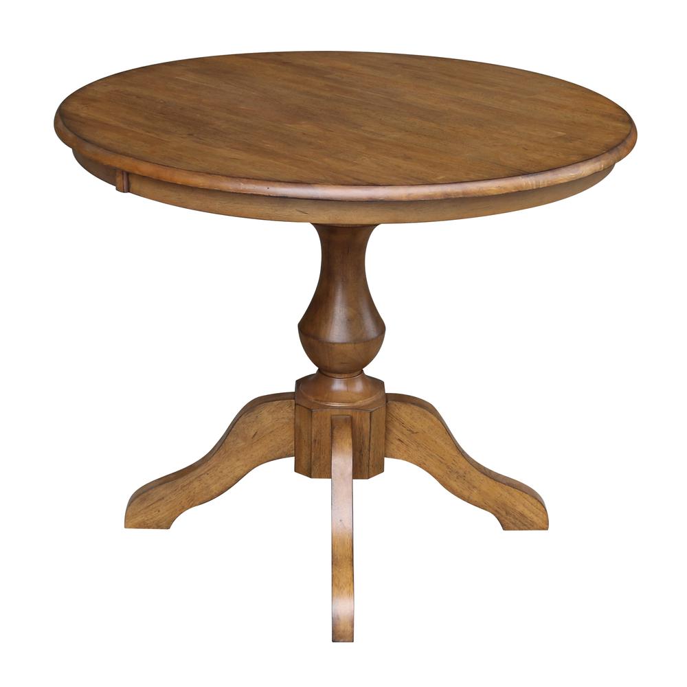 36" Round Top Pedestal Table - 28.9"H
