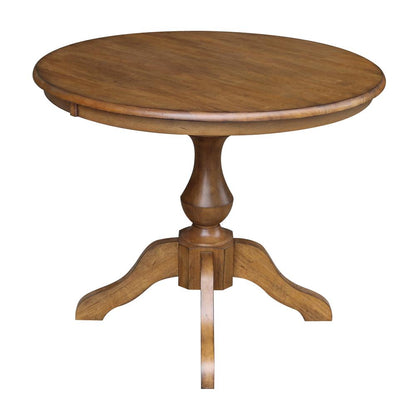 36" Round Top Pedestal Table - 28.9"H