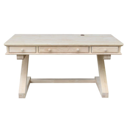 Executive Desk - With Zosiac Base, Unfinished