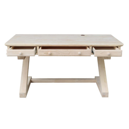 Executive Desk - With Zosiac Base, Unfinished