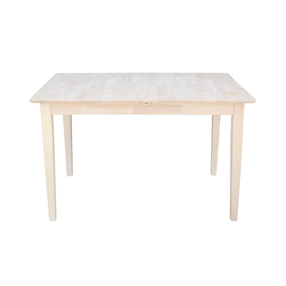 Table With Butterfly Extension, Unfinished