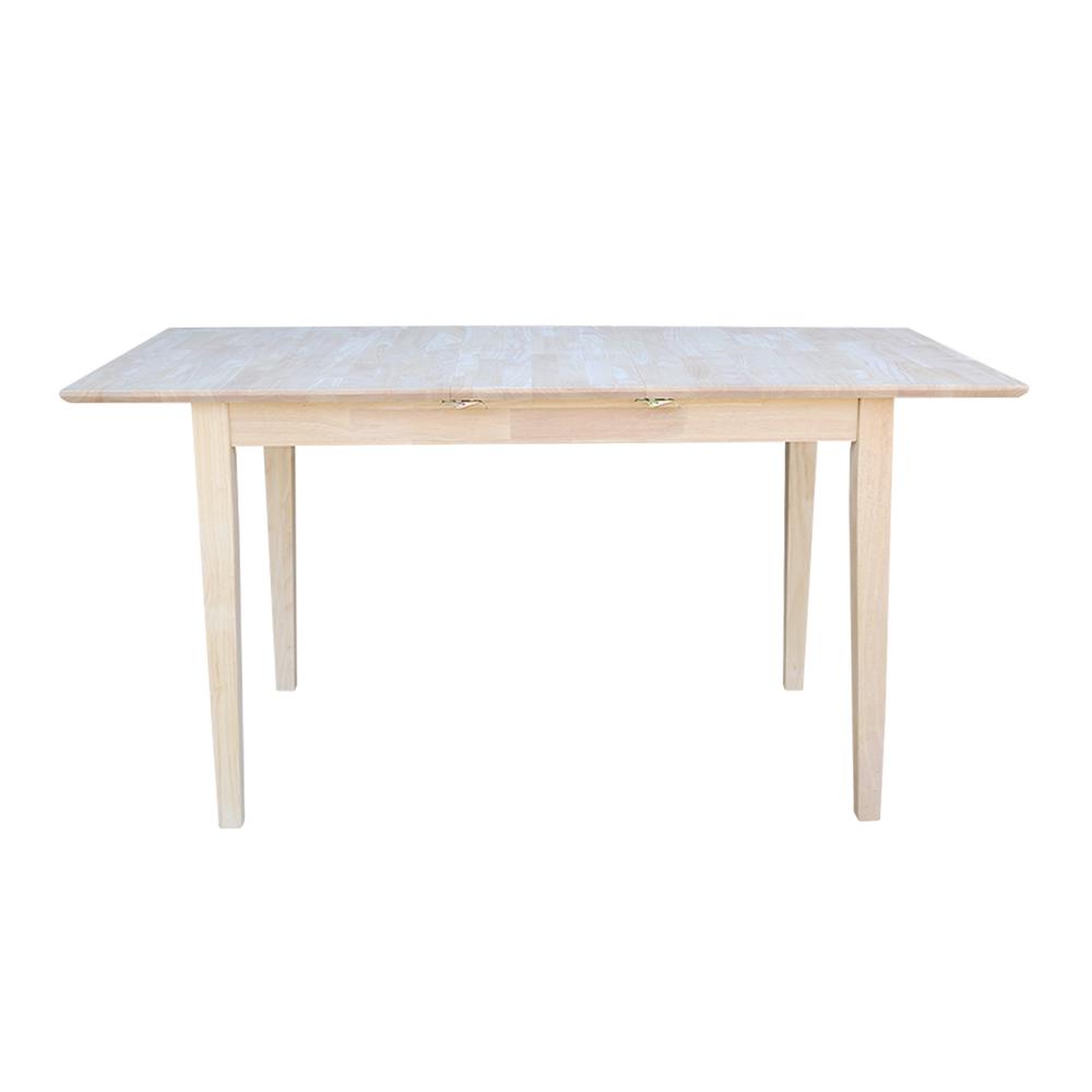 Table With Butterfly Extension, Unfinished